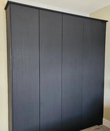 PAINTED WOOD BLACK PWB320 VINYL WRAP
