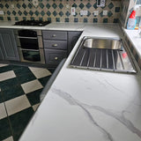 CALACATTA WHITE MARBLE CWM34 VINYL WRAP