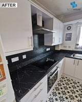 ROYAL BLACK SATIN MARBLE RBSM41 VINYL WRAP