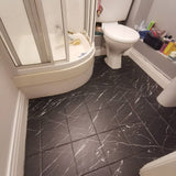 ROYAL BLACK SATIN MARBLE RBSM41 VINYL WRAP