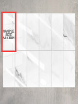 Calacatta White Marble Peel & Stick Composite Wall Tiles - (28.8 x 29.6cm)