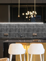Slate Black Peel & Stick Composite Wall Tiles - (28.8 x 29.6cm)