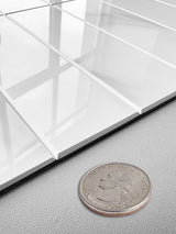 Calacatta White Marble Peel & Stick Composite Wall Tiles - (28.8 x 29.6cm)