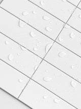 Ghost White Peel & Stick Composite Wall Tiles - (28.8 x 29.6cm)