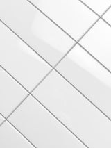Ghost White Peel & Stick Composite Wall Tiles - (28.8 x 29.6cm)