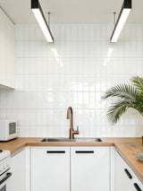 Ghost White Peel & Stick Composite Wall Tiles - (28.8 x 29.6cm)