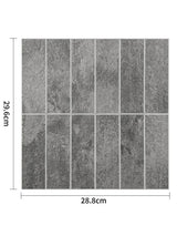 Grey Concrete Peel & Stick Composite Wall Tiles - (28.8 x 29.6cm)