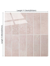 Rose Pink Peel & Stick Composite Wall Tiles - (28.8 x 29.6cm)