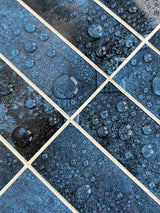 Marine Blue Peel & Stick Composite Wall Tiles - (28.8 x 29.6cm)