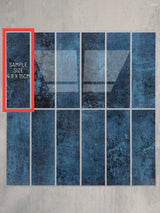 Marine Blue Peel & Stick Composite Wall Tiles - (28.8 x 29.6cm)