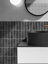 Slate Black Peel & Stick Composite Wall Tiles - (28.8 x 29.6cm)