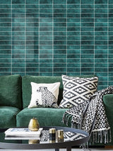 Emerald Green Peel & Stick Composite Wall Tiles - (28.8 x 29.6cm)