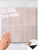 Rose Pink Peel & Stick Composite Wall Tiles - (28.8 x 29.6cm)
