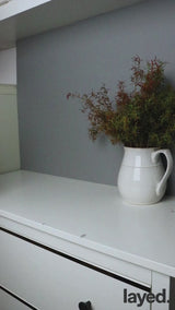 Silver Concrete Peel & Stick Composite Wall Tiles - (28.8 x 29.6cm)