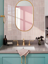 Rose Pink Peel & Stick Composite Wall Tiles - (28.8 x 29.6cm)