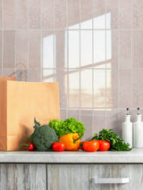 Rose Pink Peel & Stick Composite Wall Tiles - (28.8 x 29.6cm)
