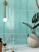 Sage Green Peel & Stick Composite Wall Tiles - (28.8 x 29.6cm)