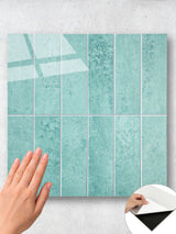 Sage Green Peel & Stick Composite Wall Tiles - (28.8 x 29.6cm)