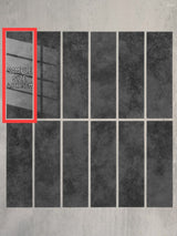 Slate Black Peel & Stick Composite Wall Tiles - (28.8 x 29.6cm)